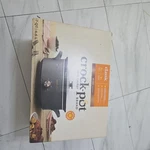 Crock-pot Classic 7 Qt Gray Slow Cooker, Dishwasher Safe, Removable Stoneware. Fixed Price $46.74.