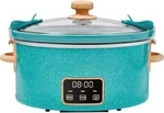 The Pioneer Woman 6 Qt Programmable Digital Slow Cooker Locking Lid Teal Speckle. Fixed Price $55.68.