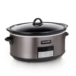 Crock-pot Large 8-QUART Programmable Slow Cooker With Auto Warm Setting Black.... Fixed Price $99.87.