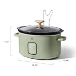 Beautiful 6 Qt Programmable Slow Cooker, Sage Green By Drew Barrymore-new. Fixed Price $98.99.