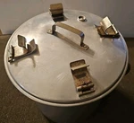Antique 1910 American Aluminum Pressure Cooker Canner NO.70. Fixed Price $74.99.