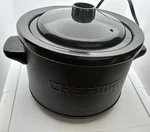 Chefman Mini Slow Cooker 1.5 Qt Black RJ15-15-OPP-BLK New Open Box Tested Works. Fixed Price $17.99.