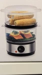 Wolfgang Puck 2-TIER Food Steamer 400-WATT Bpa-free Stackable Baskets New In Box. Fixed Price $17.27.