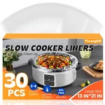 30 Pack Slow Cooker Liners, Large Size 13"X 21" Cooking Bags Disposable Pot. Fixed Price $15.99.