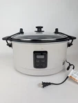 Bella 7-QT. Programmable Slow Cooker With Searing Function Oatmilk. Fixed Price $35.00.