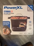 Power Xl Stirmax 7.5 Qt Multi-cooker With Auto Stir/shred Paddle W/ 9 Presets. Fixed Price $75.00.
