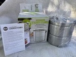 Food Network Pressure Cooker Stacked Steamer New Open Box. Fixed Price $33.00.