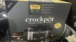 New Sealed Crock-pot Express 6 Qt Oval Max Pressure Cooker 9-IN-1 Multi. Fixed Price $99.99.