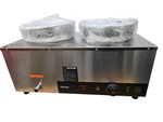 Vevor Electric Soup Warmer, Dual 7.4QT Stainless Steel Round Pot 86 185F Adjusta. Fixed Price $81.93.