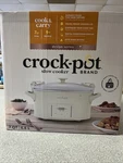 Crock Pot Design Series 7 Quart Carry Slow Cooker Digital Locking Lid Used. Fixed Price $45.50.