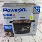 Powerxl Stirmax 7.5 Qt Multi Cooker Auto Shred Paddle 9 Presets Black. Fixed Price $69.99.