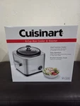 Cuisinart 8-CUP Rice Cooker, Steamer CRC-800P1. Fixed Price $99.95.