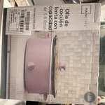 Mainstays 5.6L Pink Ceramic Slow Cooker 210W 3 Controls Lid Base Inner Pot. Fixed Price $26.00.