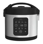 Bella Pro 20-CUP Digital Rice Cooker Stainless Steel *missing Measuring Cup*. Fixed Price $39.00.