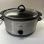 Rival Qt. Crock Pot Slow Cooker Model SC-50SS Tested Works Great!. Fixed Price $25.49.