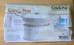 2005 Rival Crock Pot Gravy Mate Electric Boat/syrup Warmer 18 Oz **new**. Fixed Price $19.99.