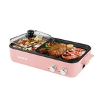 Topwit Hot Pot Electric Grill, 2 1 Indoor Non-stick For Steaks, Shabu.... Fixed Price $76.79.