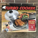 Turbo Cooker 4-IN-1 Cooking System As Seen On Tv W/chef Randall Open Box 1383. Fixed Price $100.00.