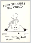 Oscar Acciari Regional Chefs Festival In Stock Pot Postcard. Fixed Price $8.97.