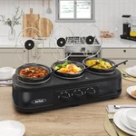 Sunvivi Triple Slow Cooker, Buffet Server & Warmer With 3 Removable Ceramic P.... Fixed Price $85.64.