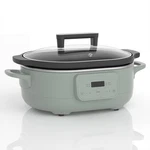 Feed Your Family Easily - 6QT Programmable Slow Cooker Olive. Fixed Price $124.99.