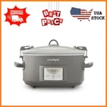 Crock-pot Programmable 7-QUART And Carry Slow Cooker, Grey. Fixed Price $66.56.