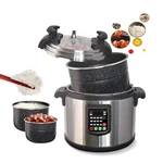 Commercial 220 Volts Pressure Cooker, 15 Liters Electric Canner. Fixed Price $388.00.