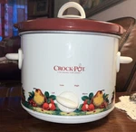 Rival Qt Crock Pot Slow Cooker Model SCR300-R-NP Tested Great Condition. Fixed Price $39.99.