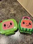 Cocomelon Mini Lunch Box Toddler Toy 7"X6"X4" And Laptop - Works. Fixed Price $14.00.