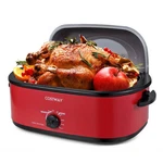 Costway 18QT Electric Roaster Oven With Self-basting Lid Turkey Rem. Fixed Price $142.07.