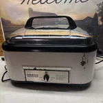 Vintage Nesco 18 Qt Roaster Oven 106A, Bake, Steam, Slow Cooker, Stainless. Fixed Price $60.00.