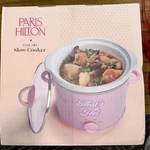Paris Hilton 3.5QT Manual Slow Cooker With Dishwasher-safe Pot, Pink, High. Fixed Price $54.92.