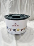 Rival Stoneware Slow Cooker Quart Vintage 2003 Model SCN10715 90S Theme. Fixed Price $25.00.