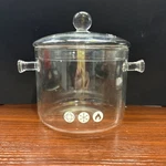 Luxshiny Glass Soup Pot W/lid. Fixed Price $17.10.