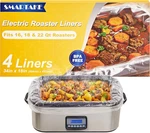 Smartake Electric Roaster Liners, 4 Count Disposable Fits 16, 18. Fixed Price $25.99.