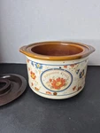 Rival Vintage Potpourri Crock Floral Tested W/ Lid 1987 Turns On Heats Fast!. Fixed Price $24.99.