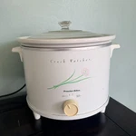 Proctor Silex Crock Watcher 6 Qt Slow Cooker/glass Lid Vtg Purple Flower. Works. Fixed Price $35.00.