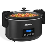 Sunvivipro Programmable Slow With Locking Lid, Portable Multi-cooker. Fixed Price $114.97.