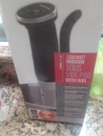 Gourmia Sous Vide Pod ( Model GSV150B) Wifi Compatibility New With Koozie. Fixed Price $50.00.