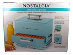 Hot Dog Steamer Warmer Cooker Machine Bun Nostalgia Electric Retro Aqua. Fixed Price $69.95.