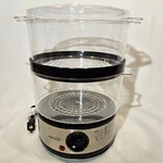 Brentwood TS-1005 2-TIER Quart Electric Food Steamer, Stainless Steel, 400W. Fixed Price $12.56.