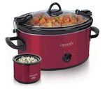 Crock-pot 6-QUART And Carry Slow Cooker With Little Dipper Warmer (red). Fixed Price $99.99.