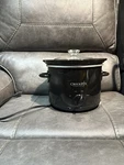 Crock-pot SCR300-SS 3-QUART Manual Slow Cooker, Black. Fixed Price $15.99.