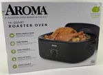 Aroma 18-QUART Roaster Oven (model # ART-718B) Fits 22 Lb Turkey. Fixed Price $80.00.