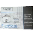 Aroma Coffee ARC-1033E Rice Cooker & Steamer White. Fixed Price $185.00.
