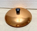 Wearever Hallite 7 3/4" Copper Lid With Black Knob Vtg. Fixed Price $9.99.
