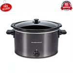 Hamilton Beach - 10 Quart Slow Cooker Black, Simple Clean. Fixed Price $68.99.
