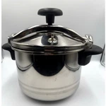 Magefesa Pressure Cooker Stove Top Qt 18/10 Stainless Steel Vintage. Fixed Price $50.00.
