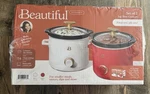 Beautiful Qt Manual Slow Cooker 2PK Tomato Red & White Icing New Fast Ship. Fixed Price $58.79.