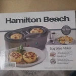 Hamilton Beach 25505 Teal Egg Bites Maker, Capacity New. Fixed Price $25.00.